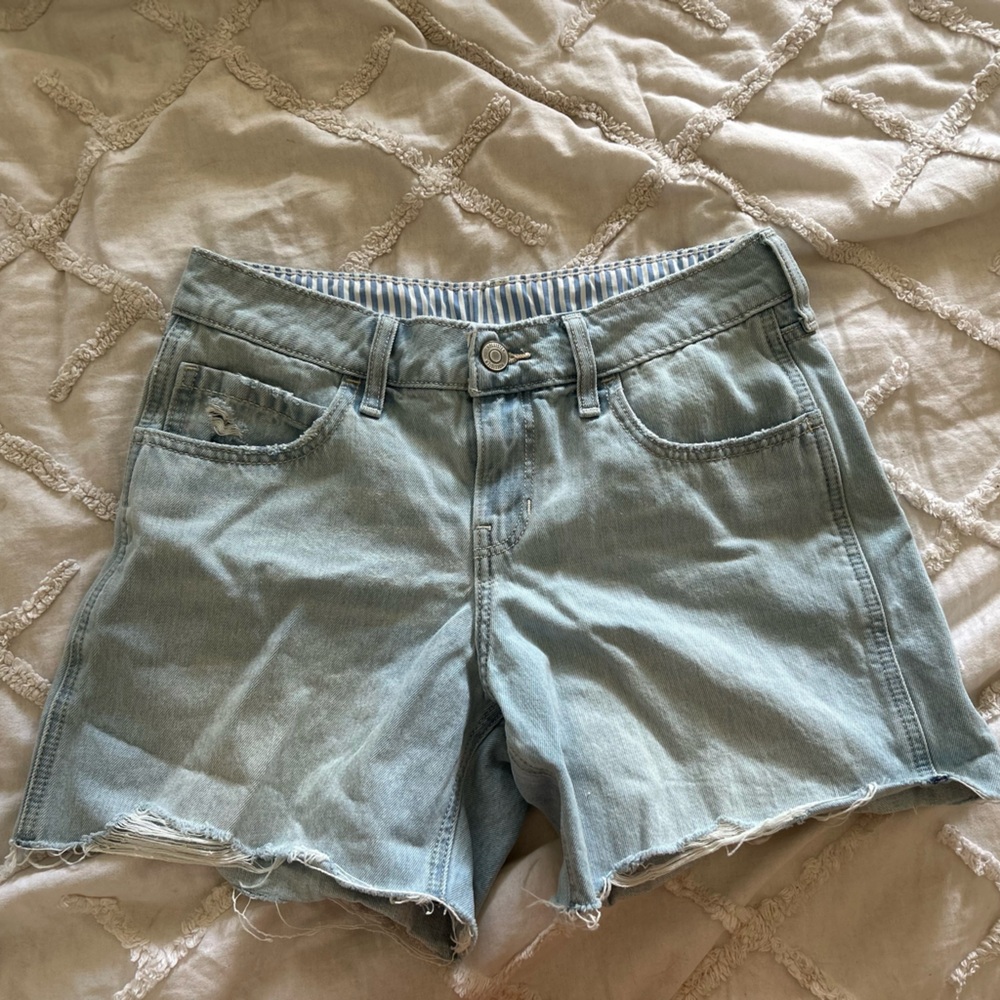 Light Blue Denim Shorts